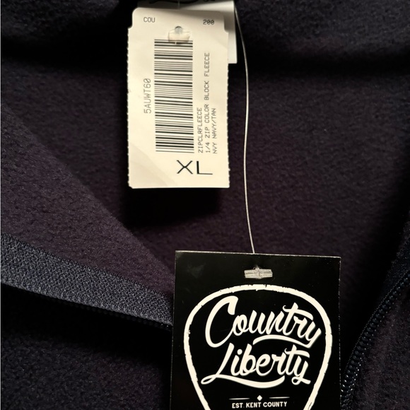 Country Liberty 1/4 Zip Fleece Pullover - Picture 3 of 3